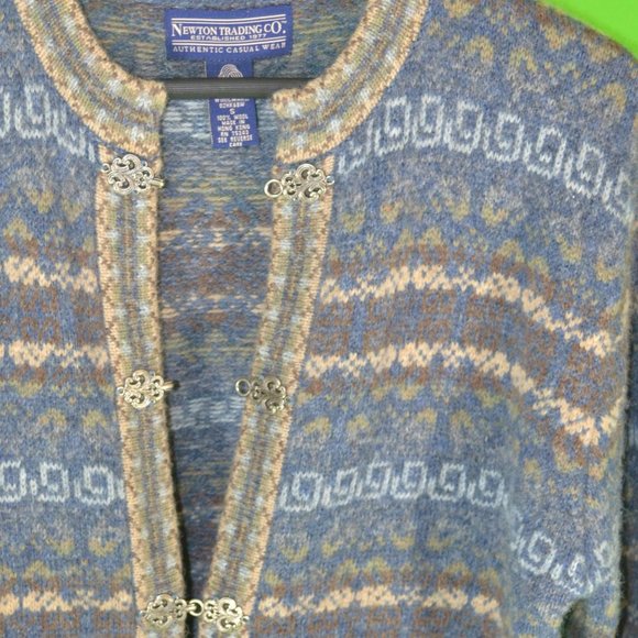 ( NICE ) NEWTON TRADING CO. 100 % WOOL SIZE S - Picture 4 of 7